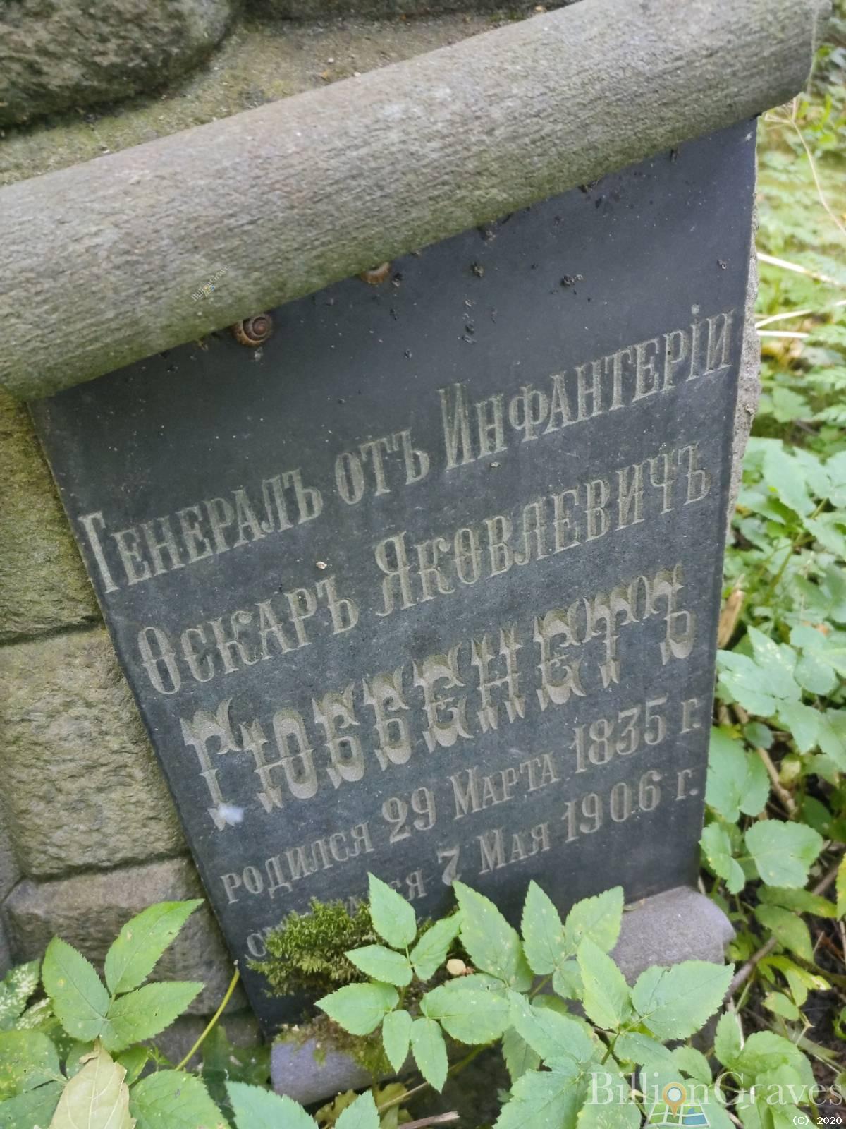 Гюббенет Оскар Яковлевич