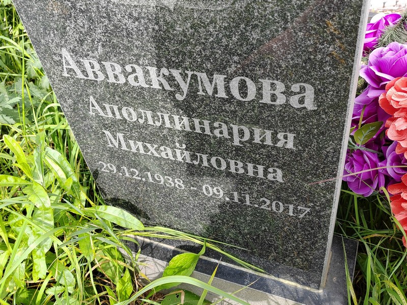 Аполлинария Аввакумова Михайловна