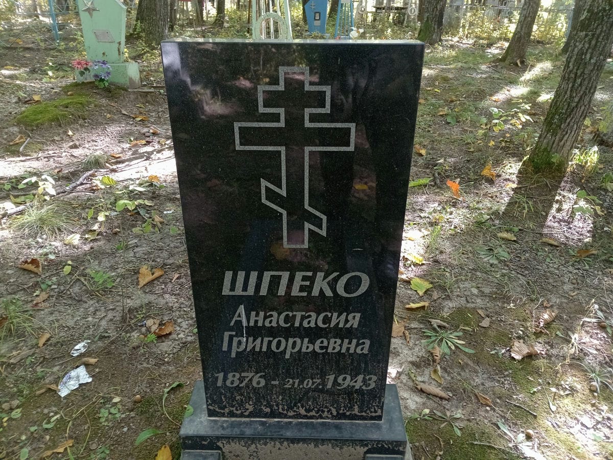 Шпеко Анастасия Григорьевна