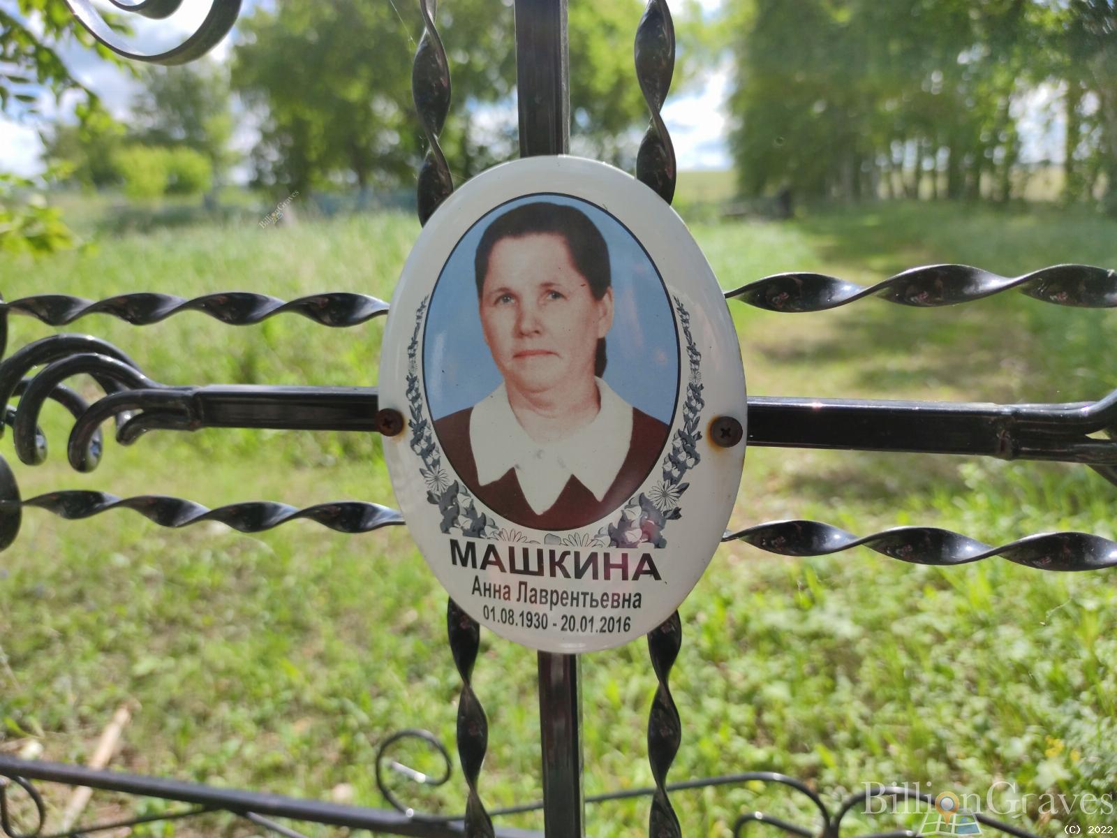 Машкина Анна Лаврентьевна