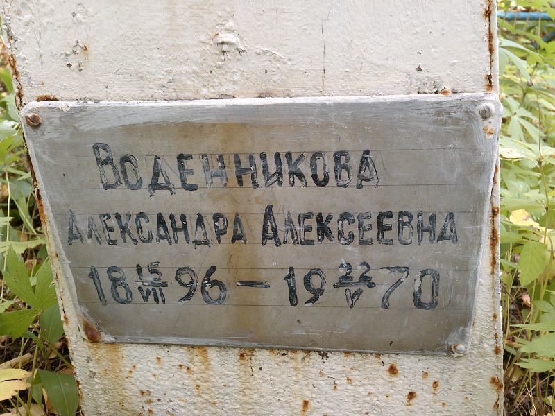 Воденникова Александра Алексеевна
