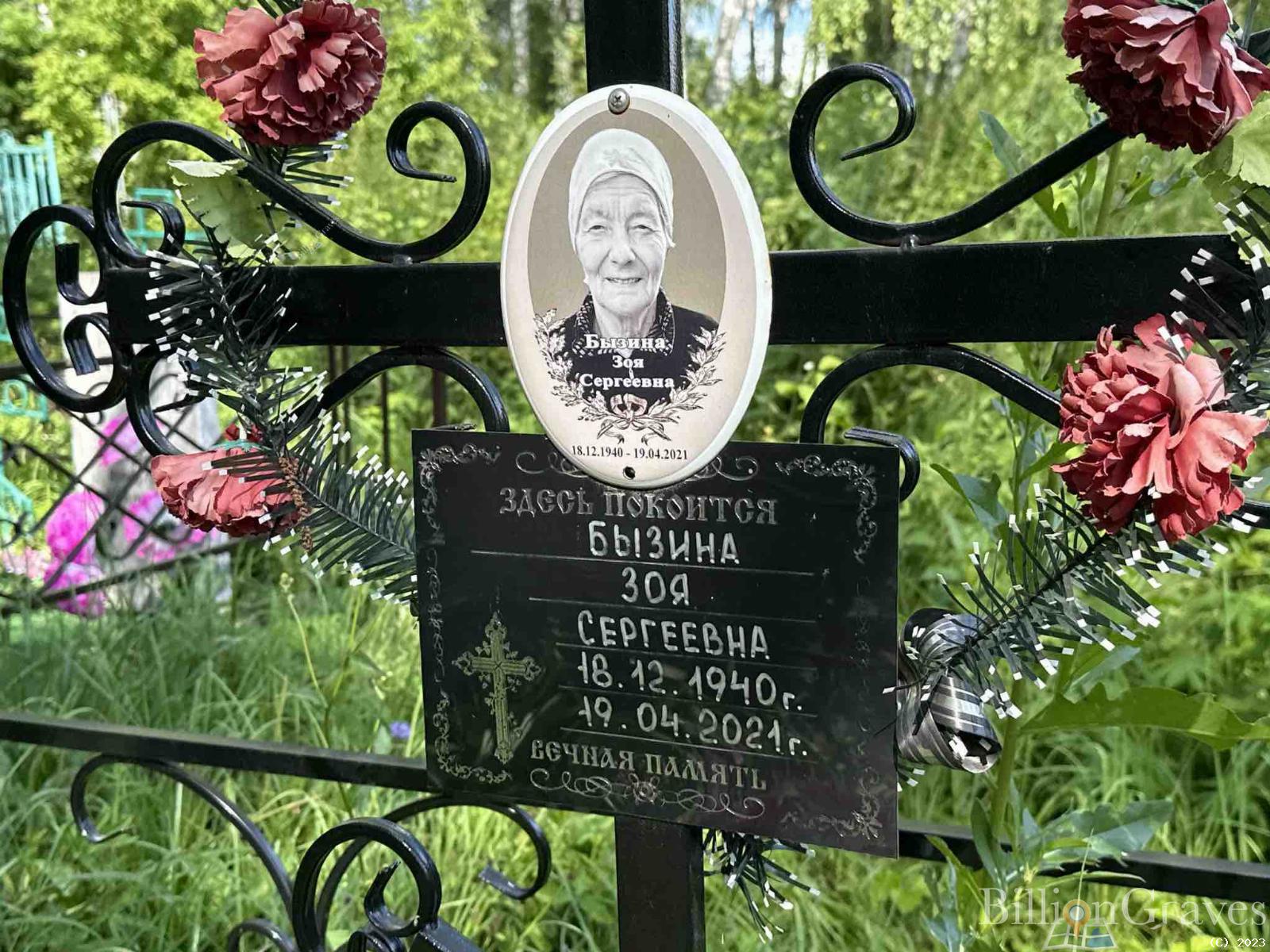 Бызина Зоя Сергеевна