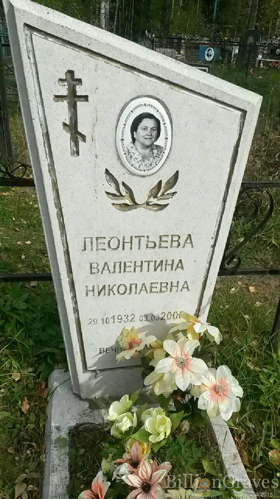 Леонтьева Валентина Николаевна
