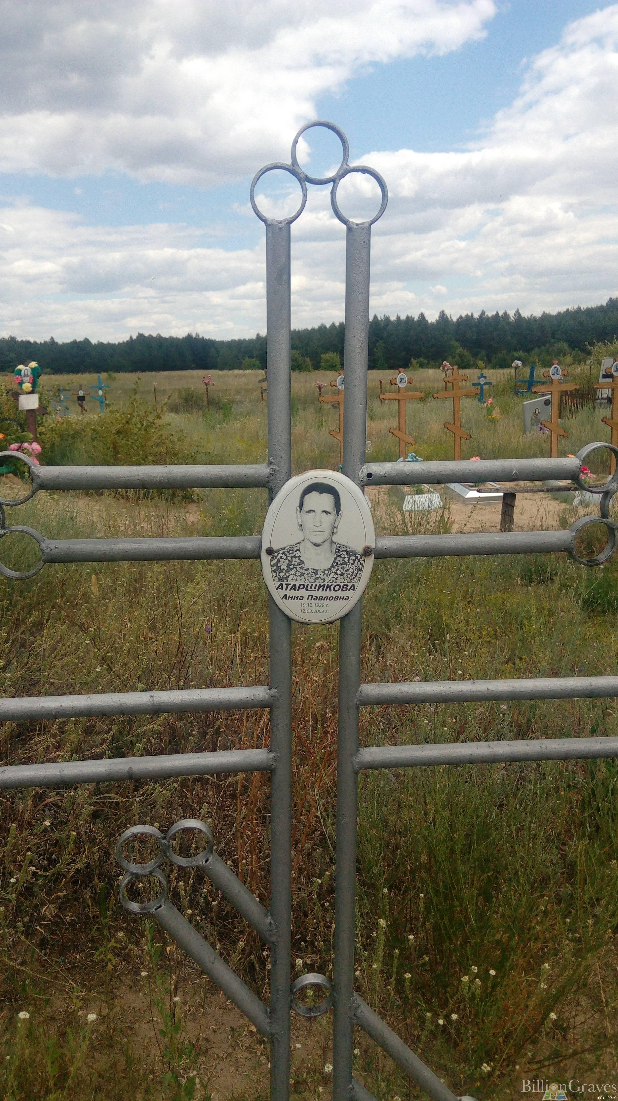 Атарщикова Анна Павловна