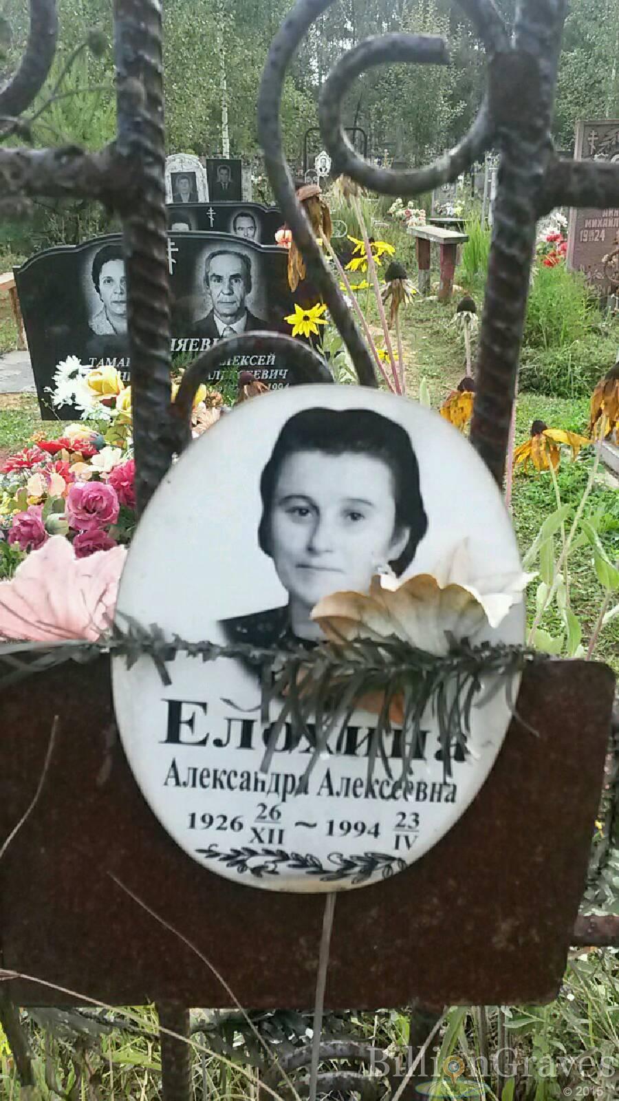 Елохина Александра Алексеевна