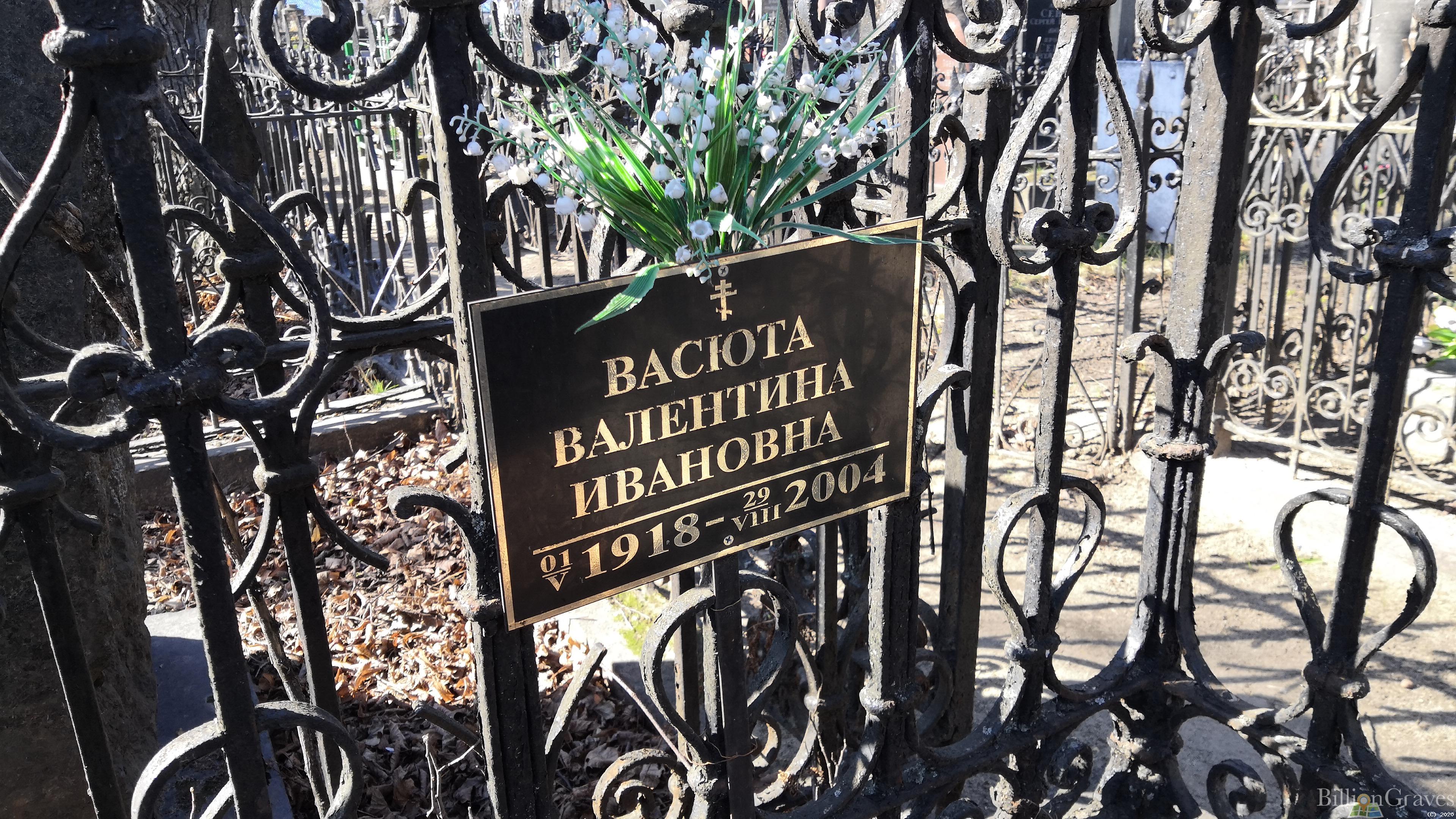 Васюта Валентина Ивановна