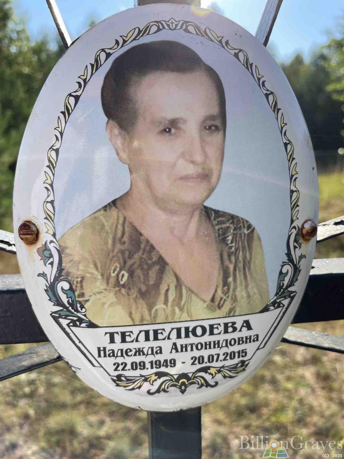 Телелюева Надежда Антонидовна