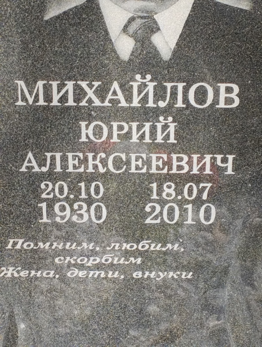 Михайлов Юрий Алексеевич