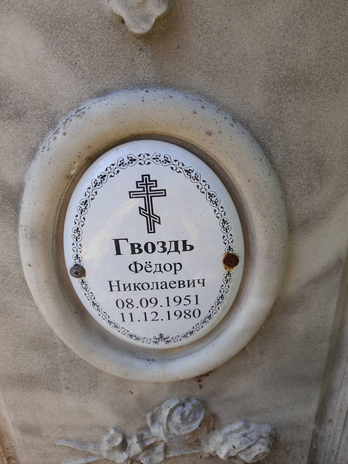 Гвоздь Федор Николаевич