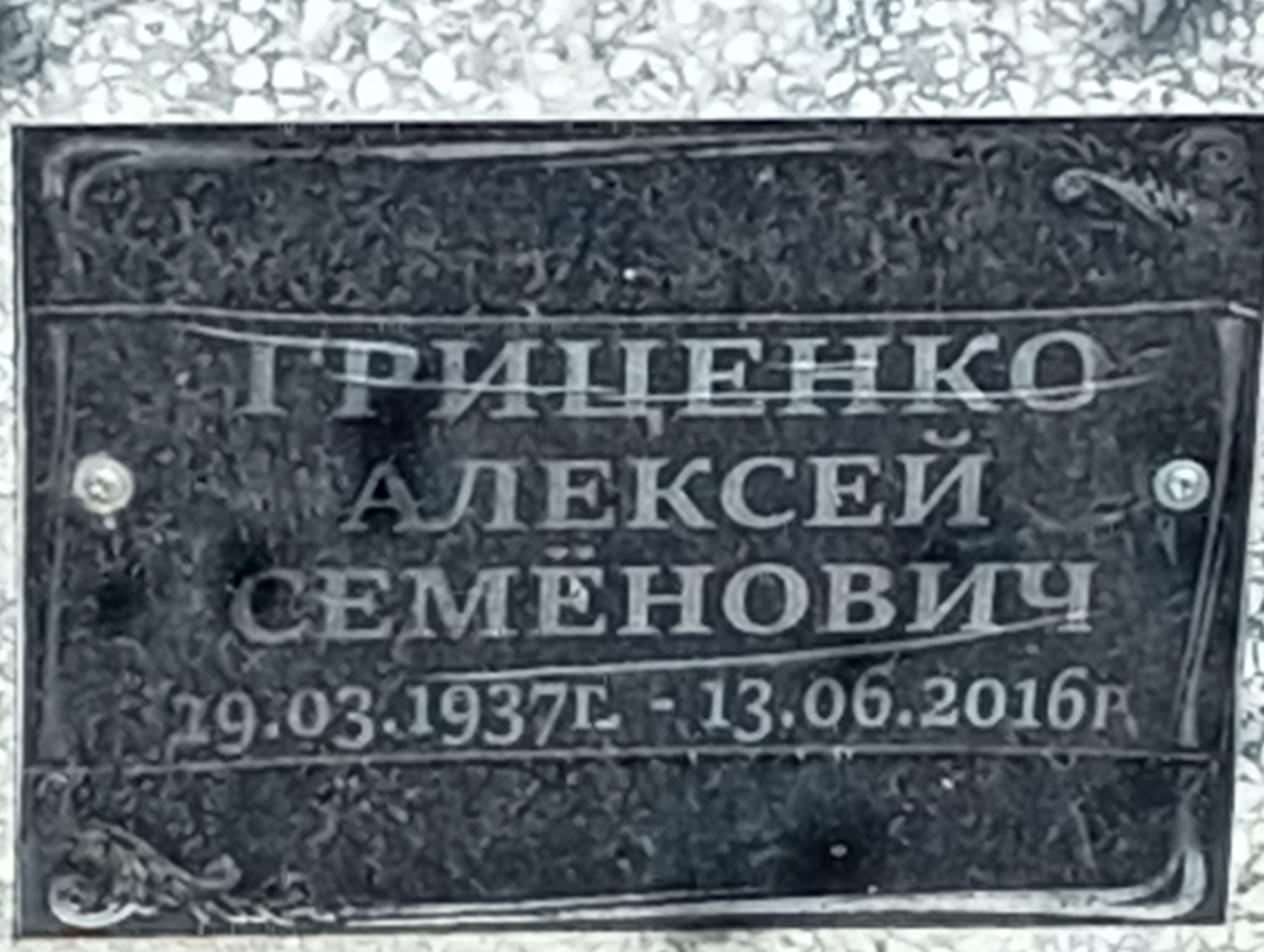 Гриценко Алексей Семёнович