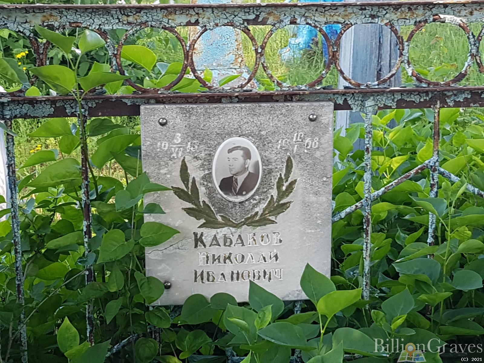 Кабаков Николай Иванович