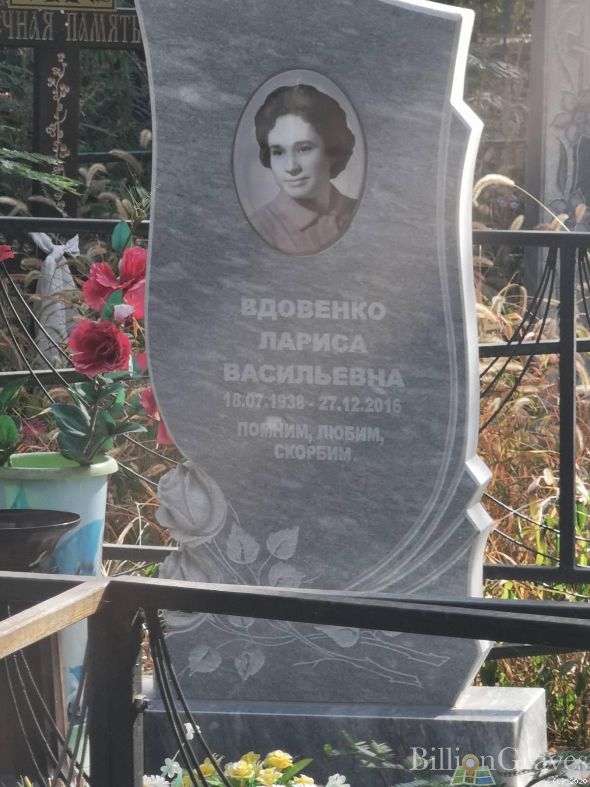 Вдовенко Лариса Васильевна