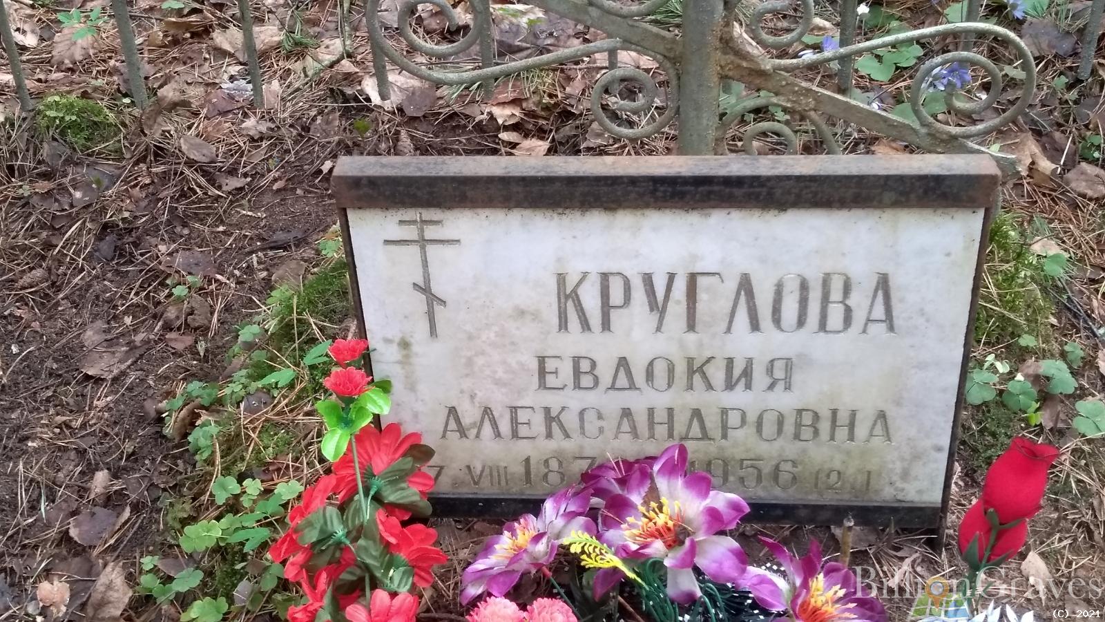 Круглова Евдокия Александровна