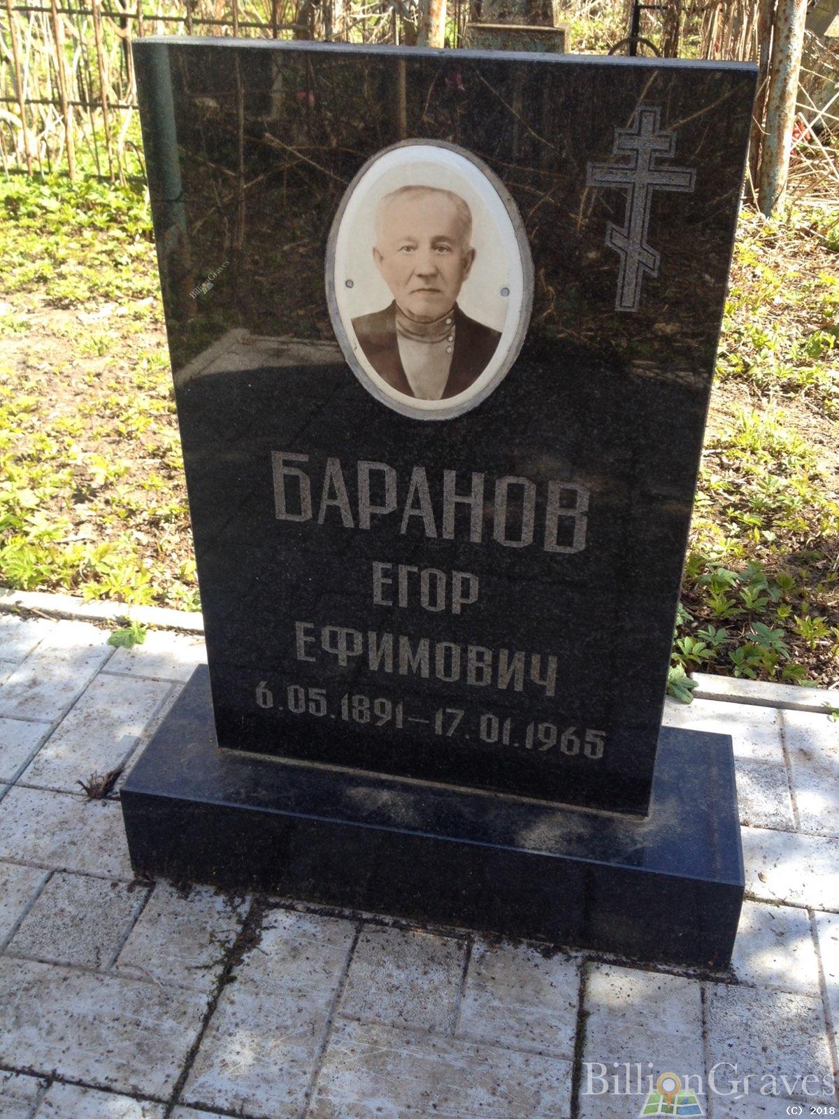 Баранов Егор Ефимович