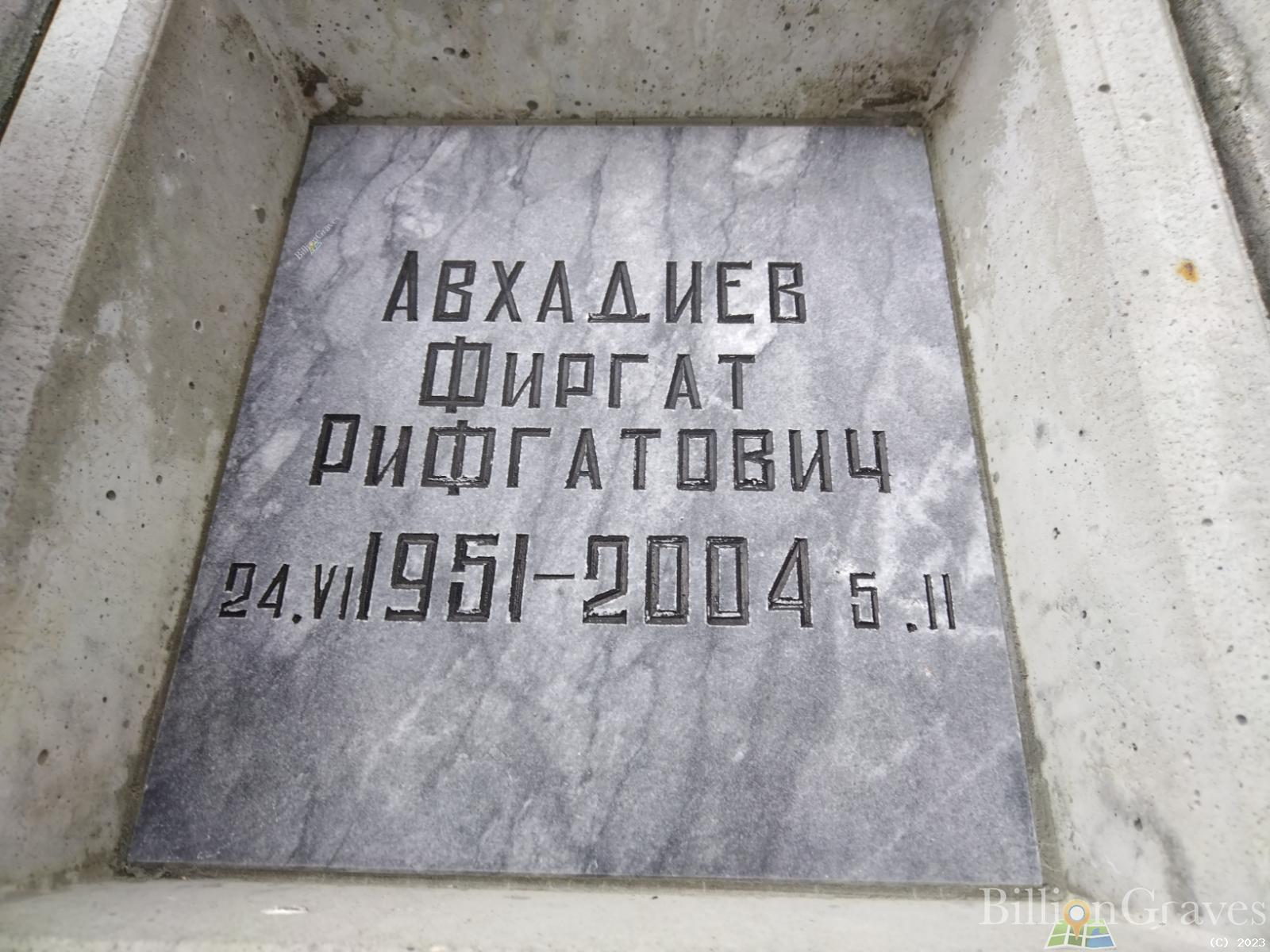 Авхадиев Фиргат Рифгатович