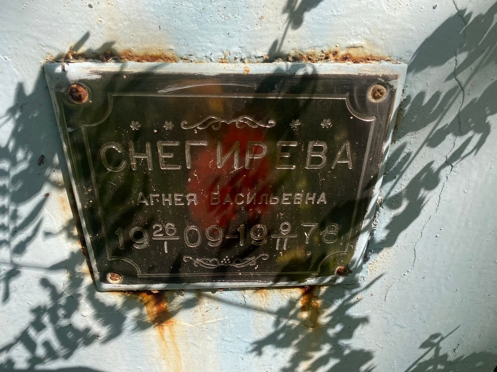 Снегирева Агнея Васильевна