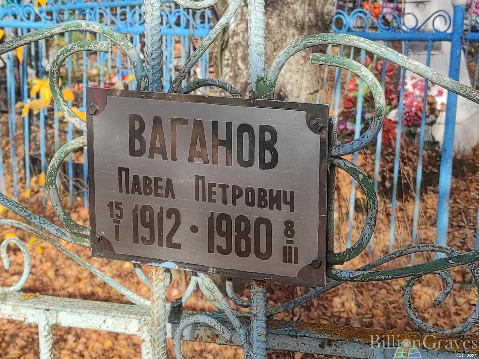 Ваганов Павел Петрович