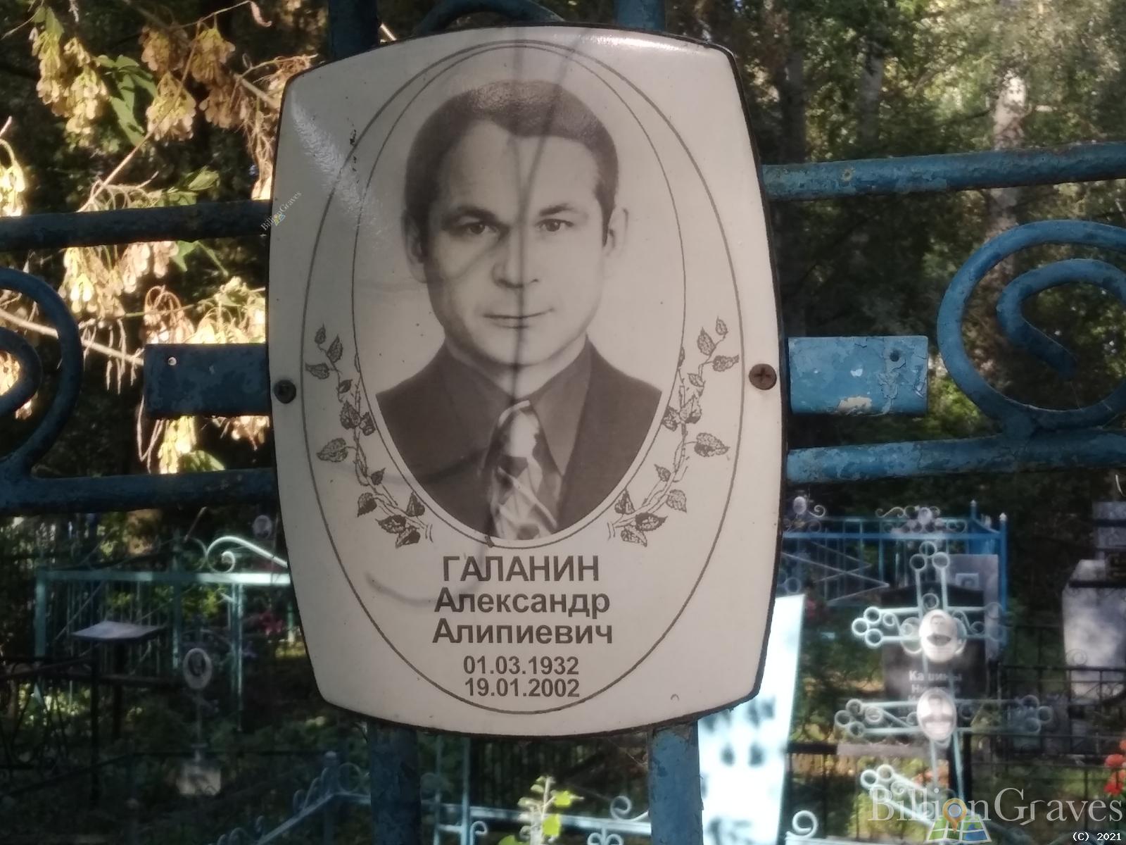Галанин Александр Алипиевич