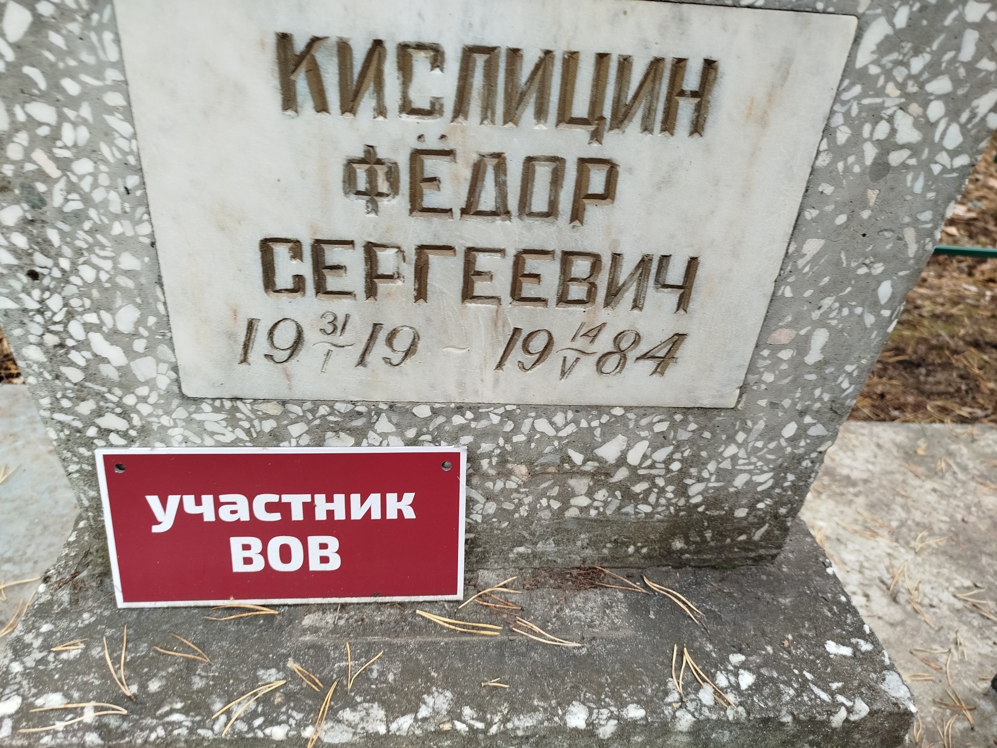 Кислицин Федор Сергеевич