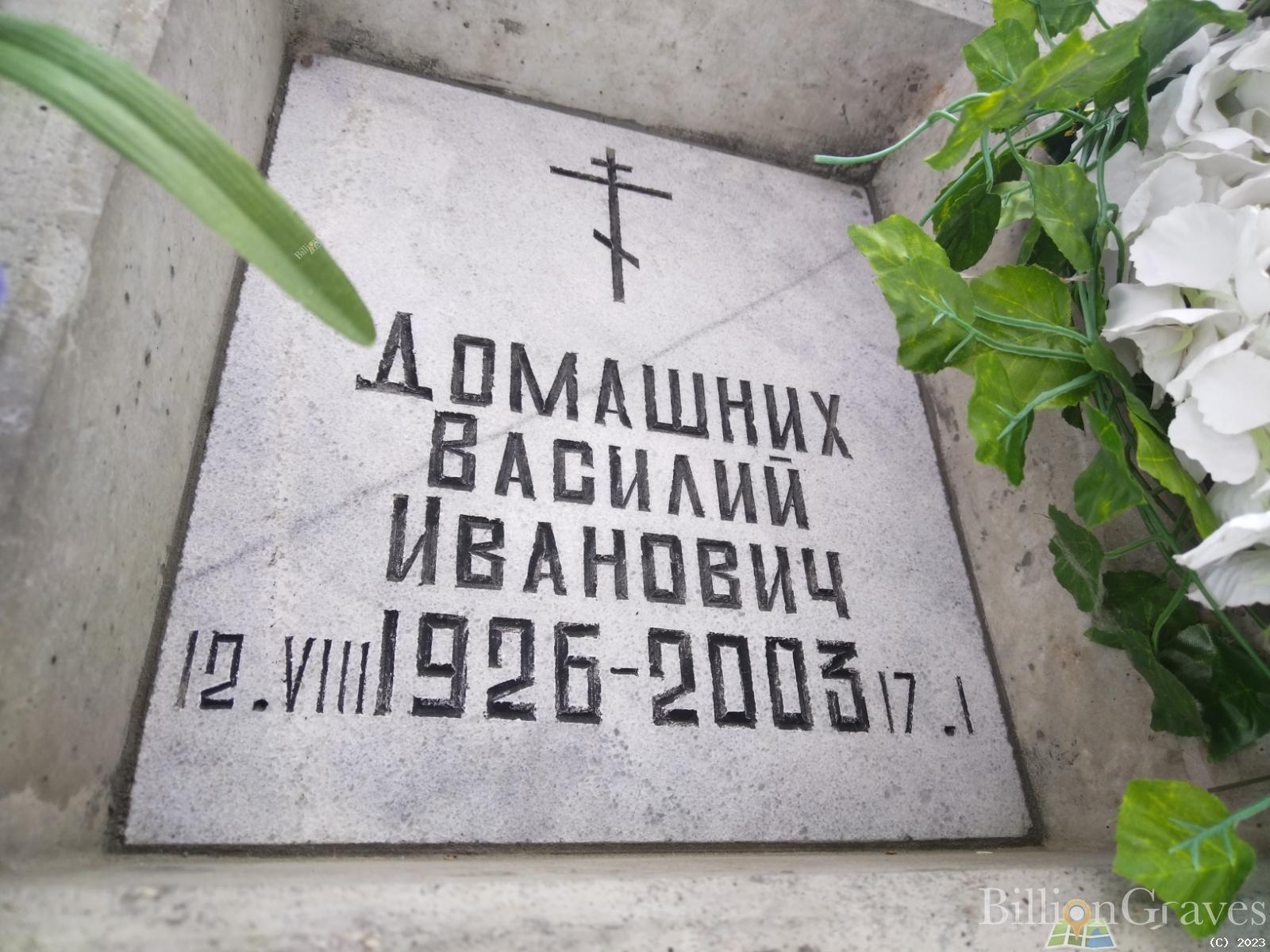 Домашних Василий Иванович