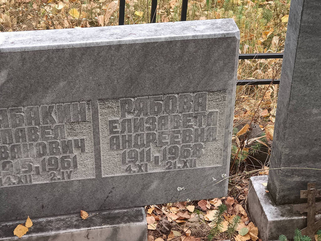 Рябова Елизавета Андреевна