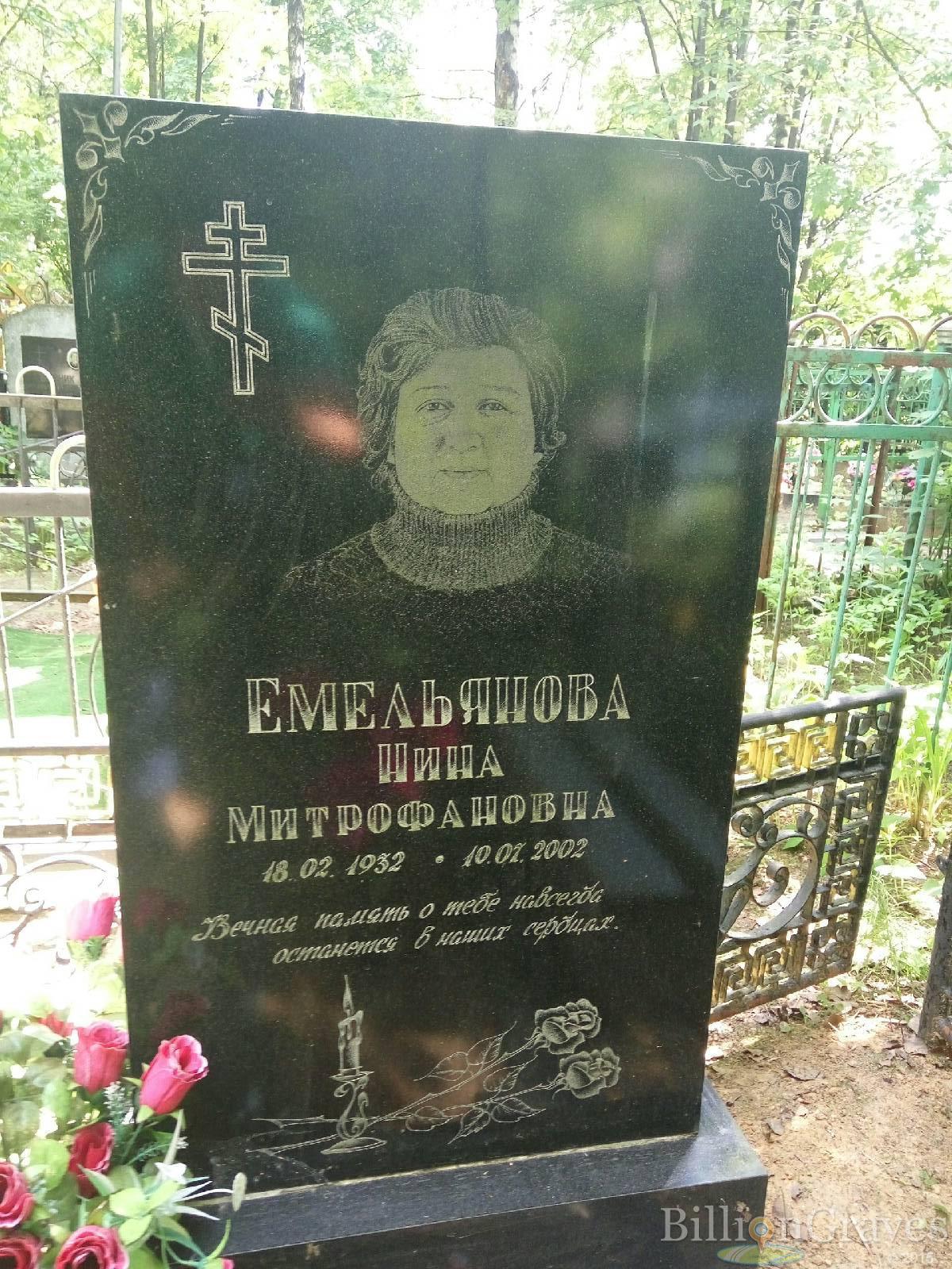 емельянова нина митрофановна