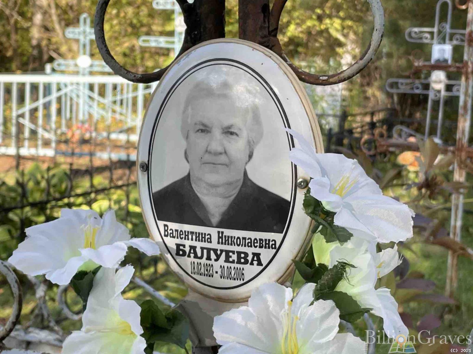Балуева Валентина Николаевна