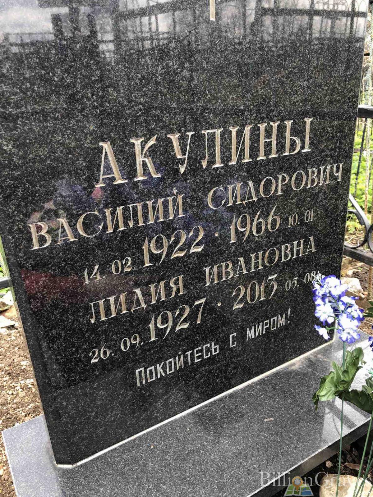 Акулин Василий Сидорович