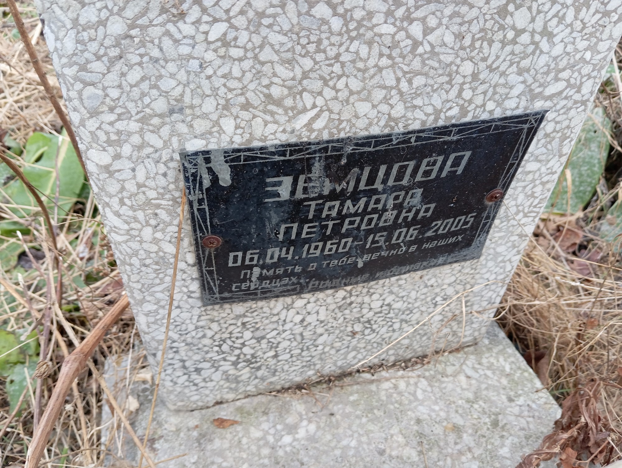 Земцова Тамара Петровна