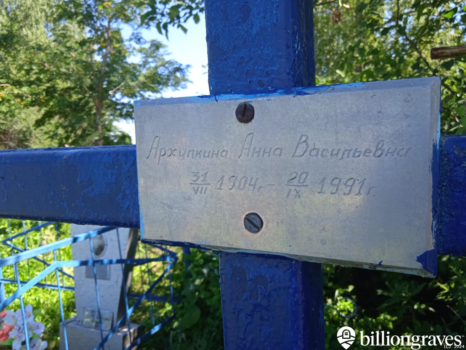Архипкина Анна Васильевна