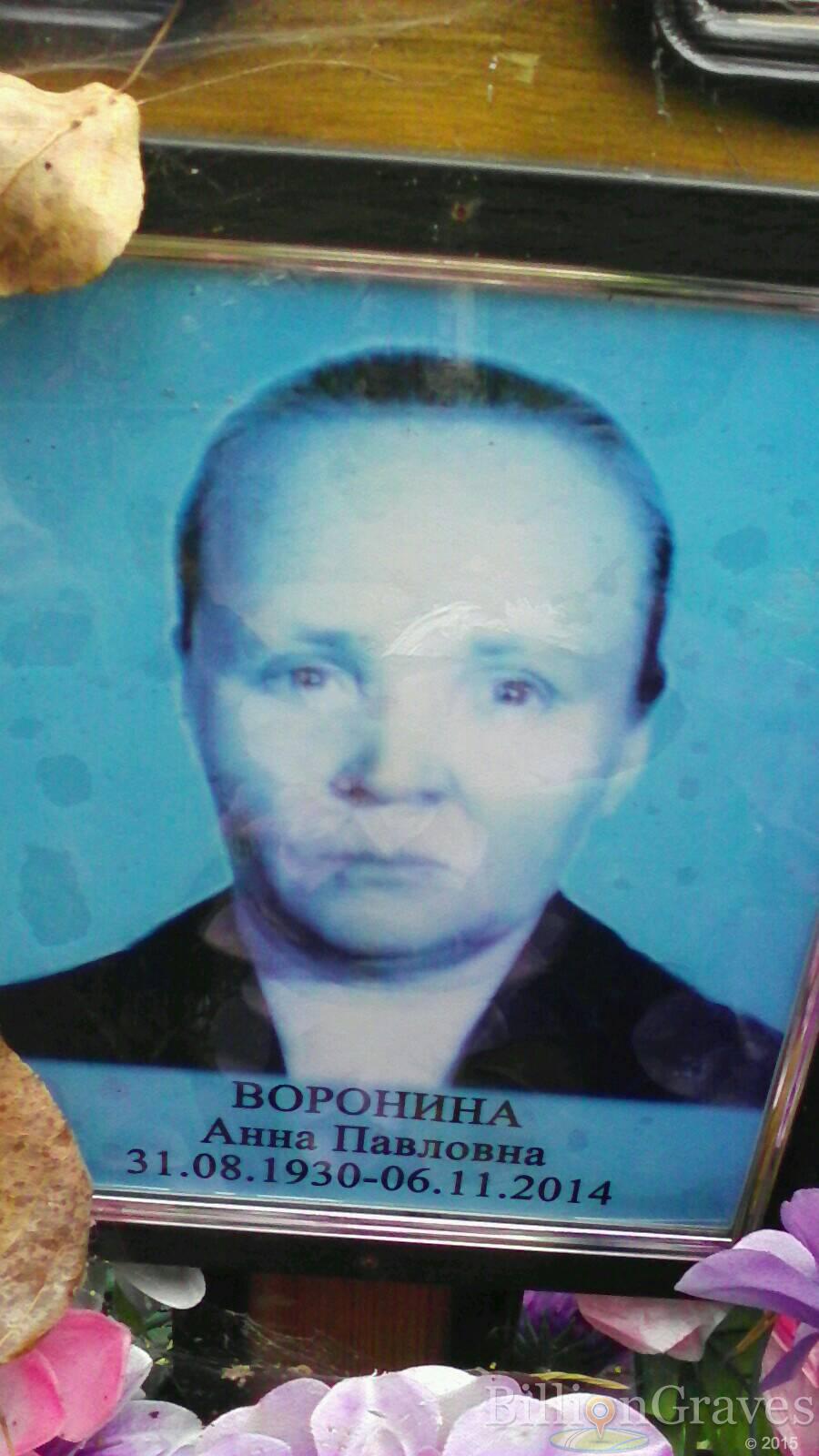 Воронина Анна Павловна