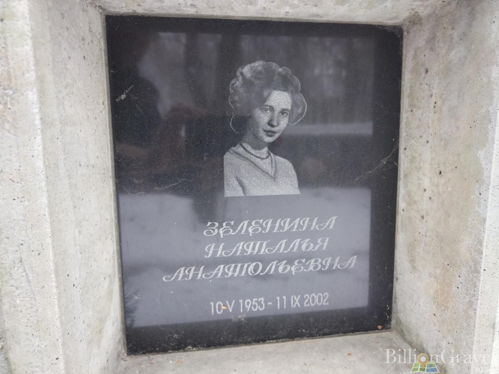Зеленина Наталья Анатольевна