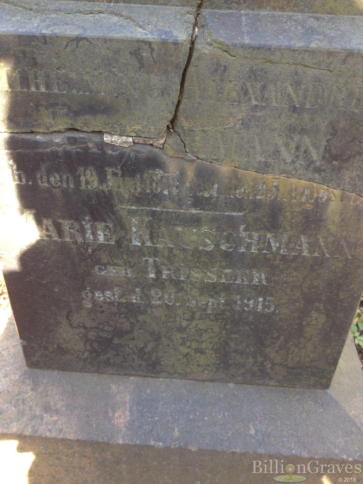 Kauschmann Wilhelmine Alexandrine