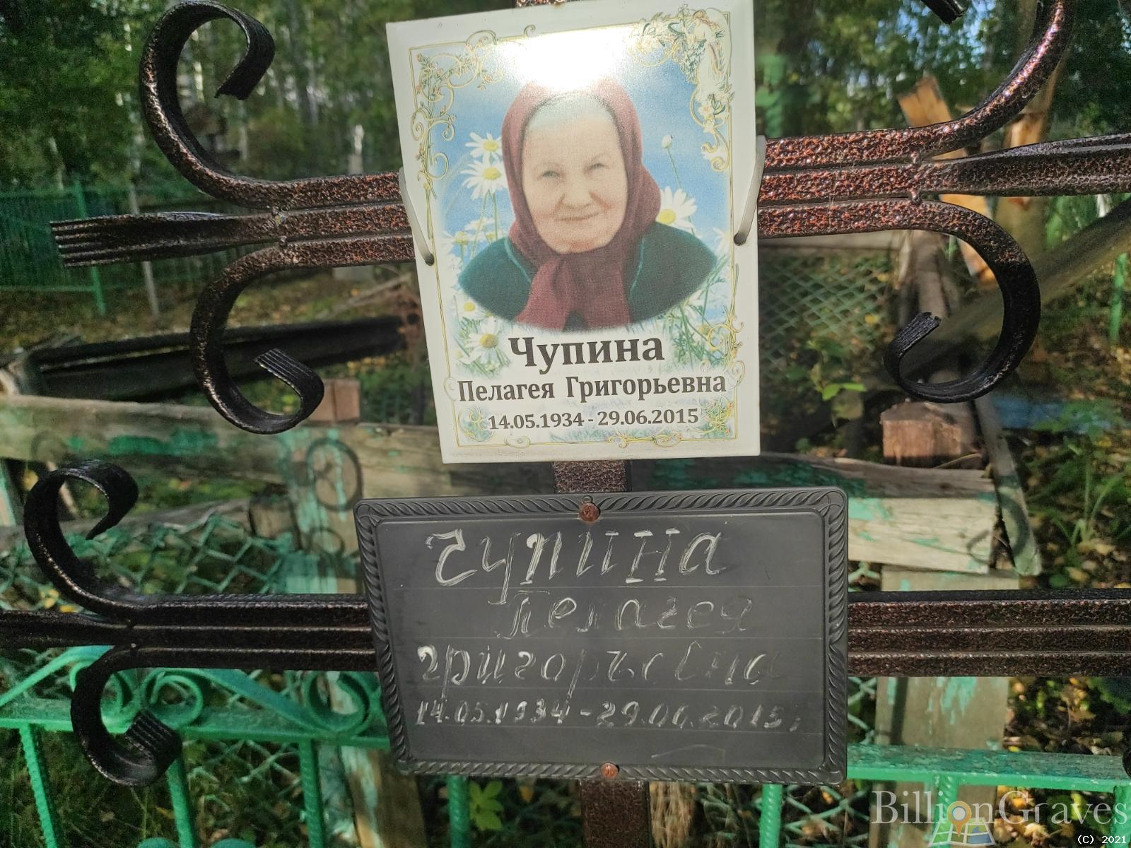 Чупина Пелагея Григорьевна
