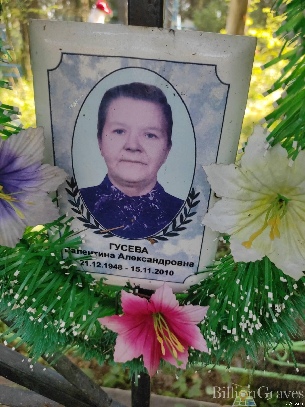 Гусева Валентина Александровна