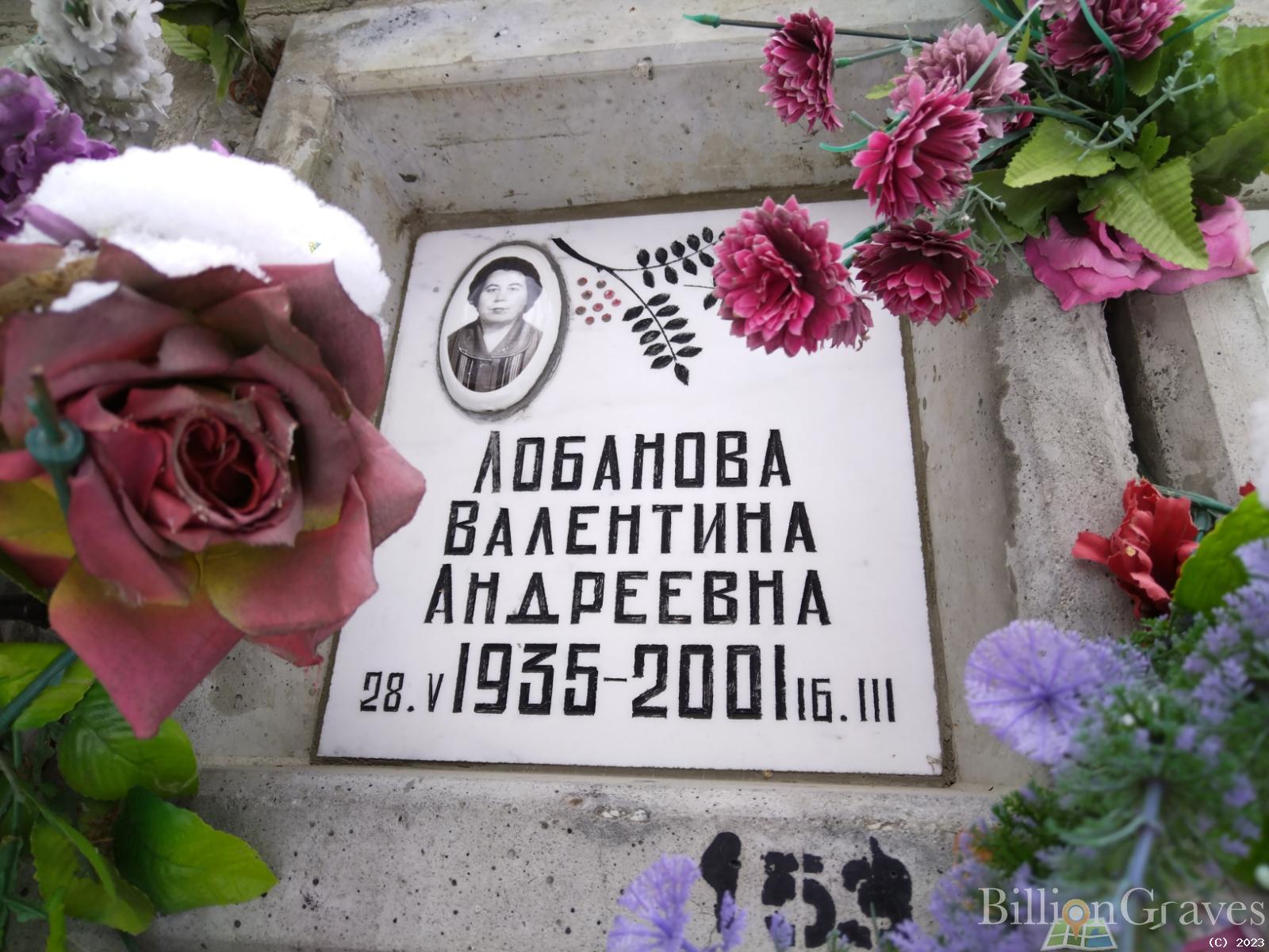 Лобанова Валентина Андреевна