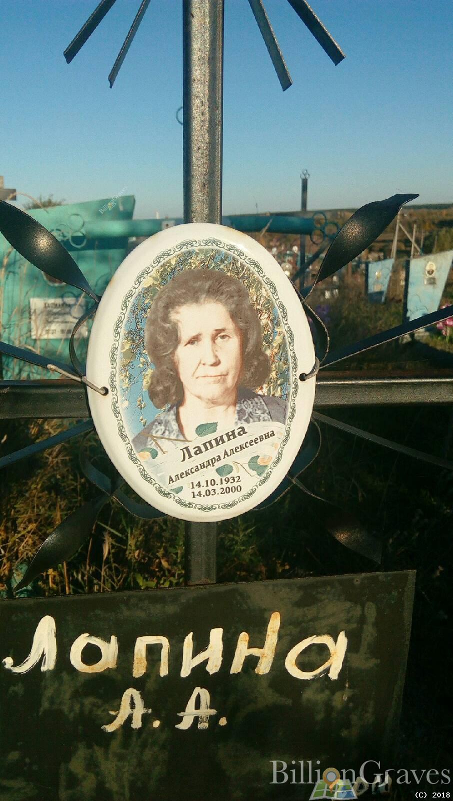 Лапина Александра Алексеевна