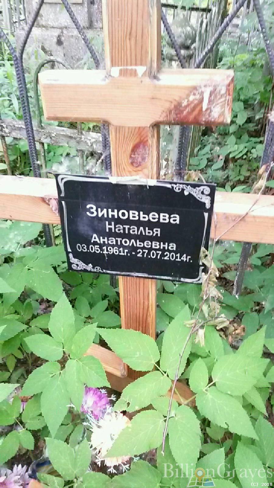 зиновьева наталья анатольевна