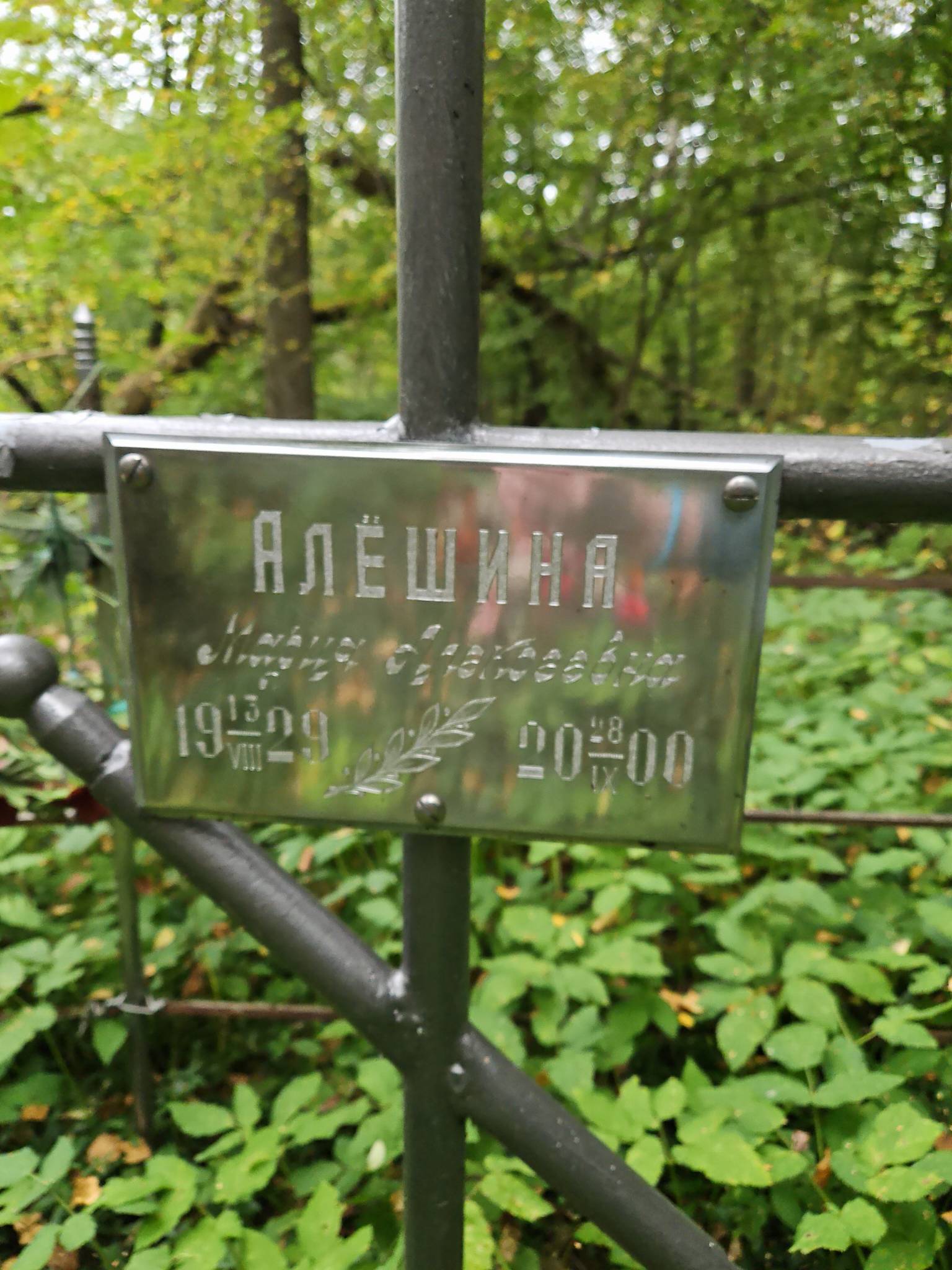 Алëшина Мария Алексеевна