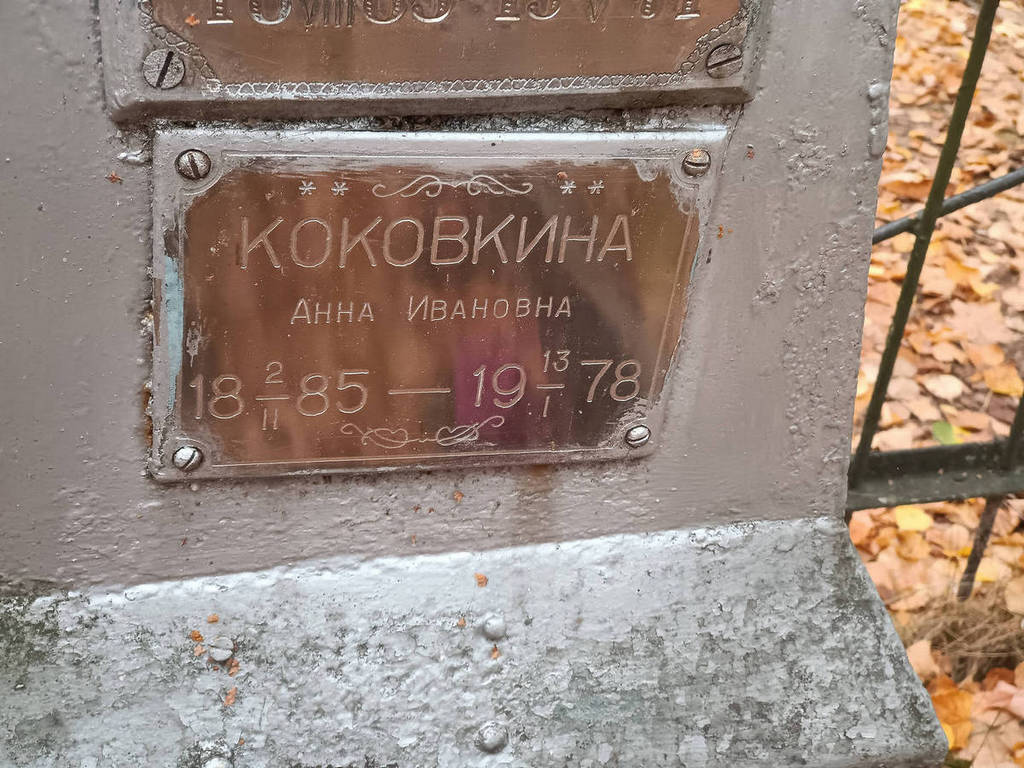 Коковкина Анна Ивановна