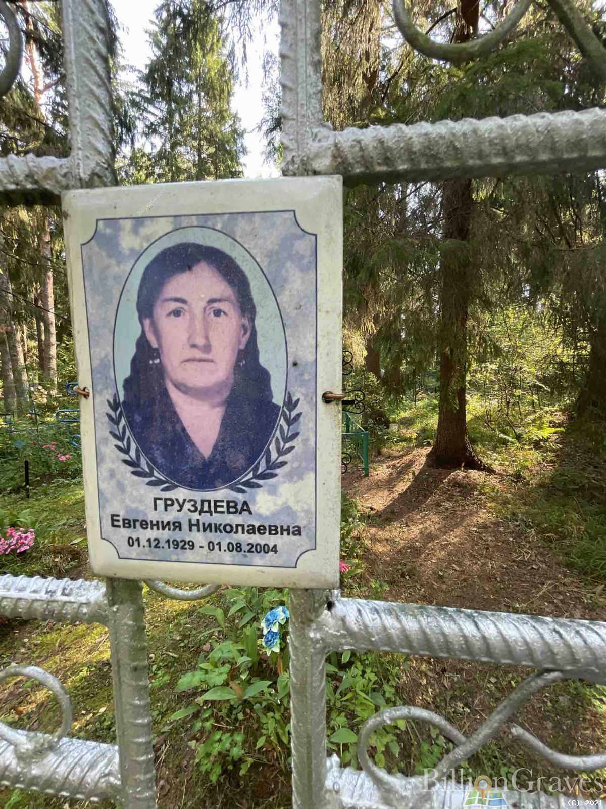 Груздева Евгения Николаевна