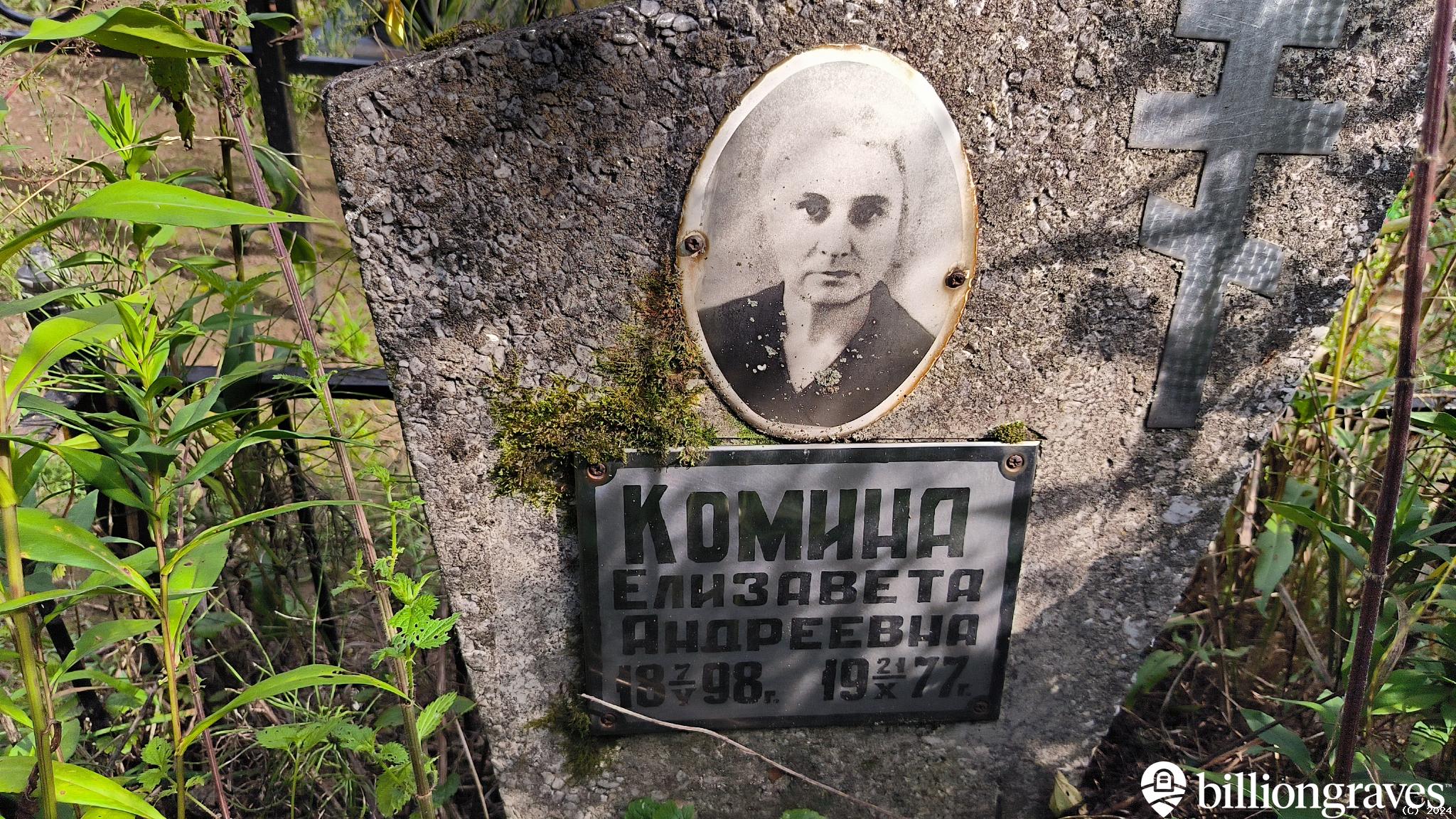 Комина Елизавета Андреевна