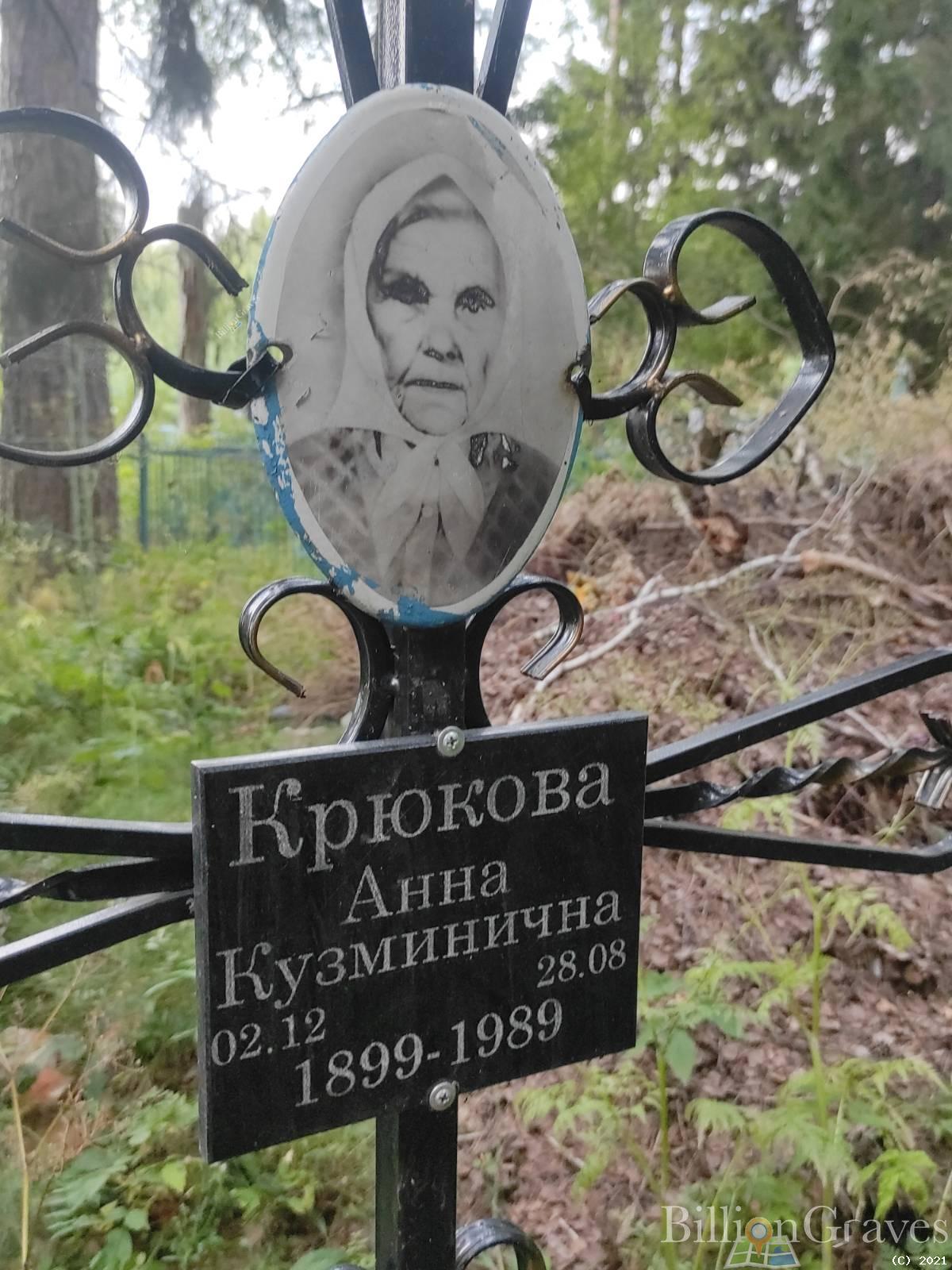 Крюкова Анна Кузминична