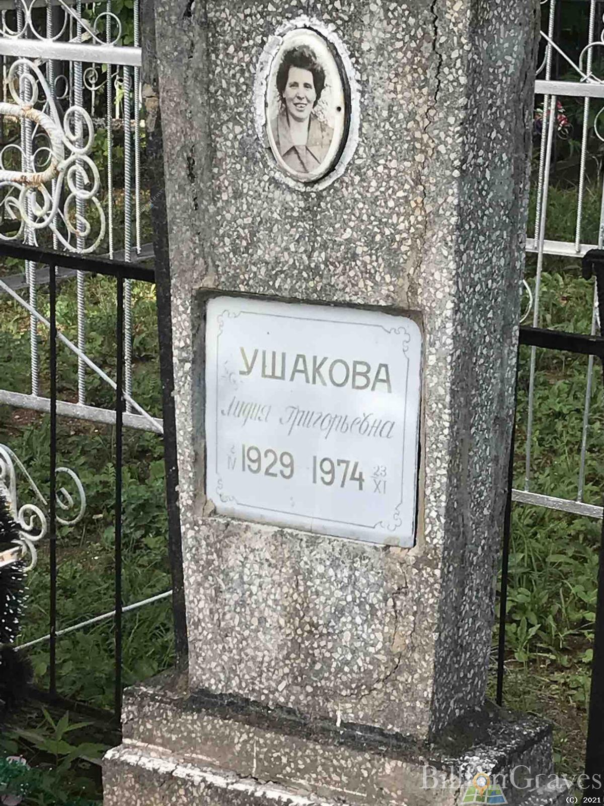 Ушакова Лидия Григорьевна
