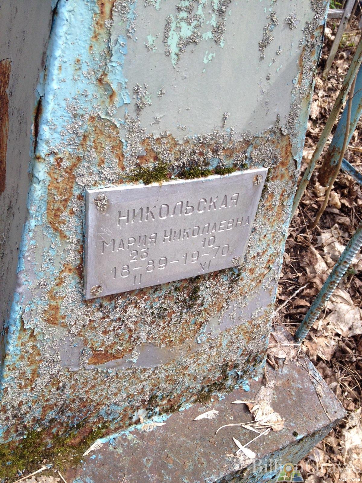 Никольская Мария Николаевна