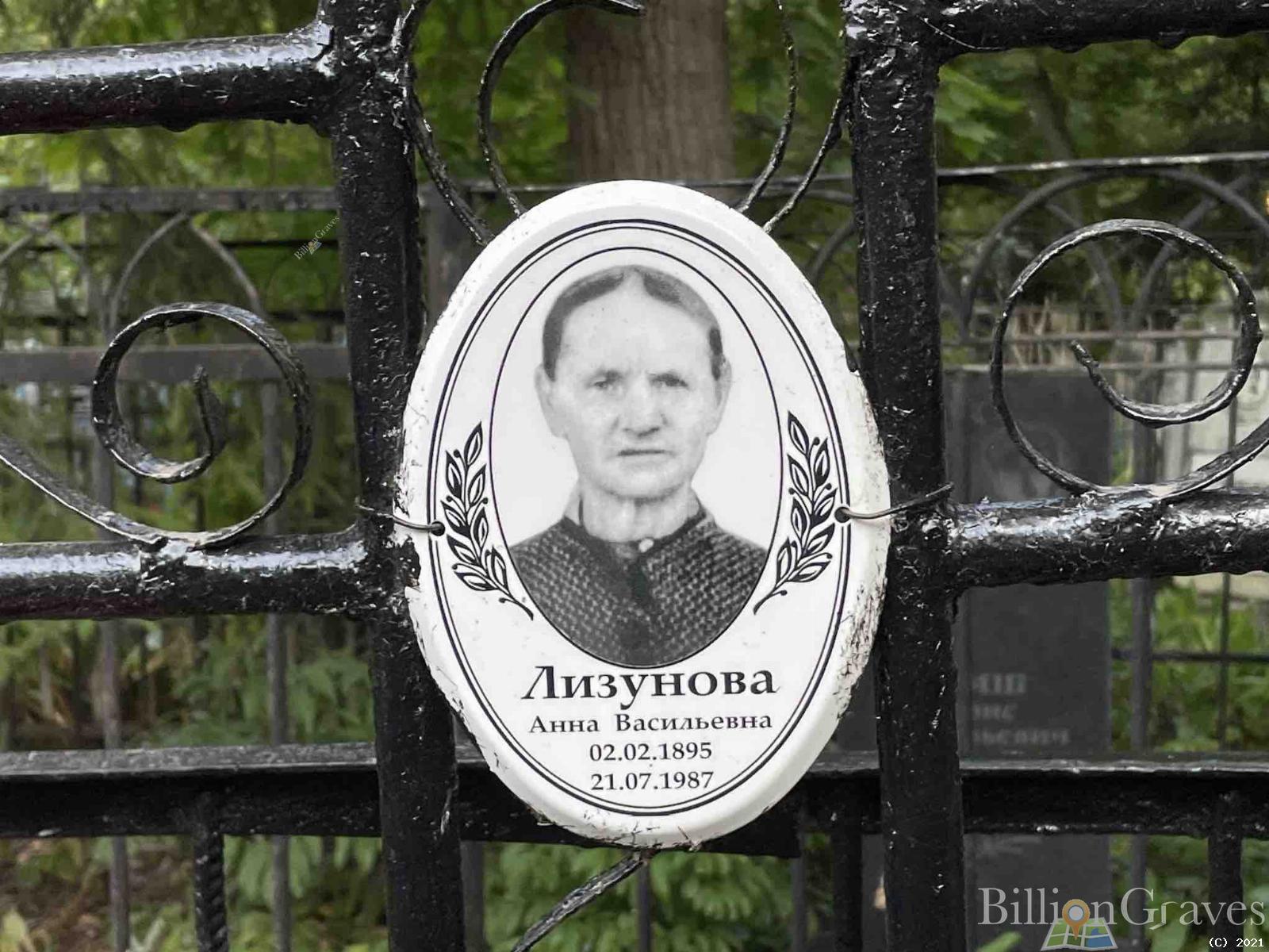 Лизунова Анна Васильевна