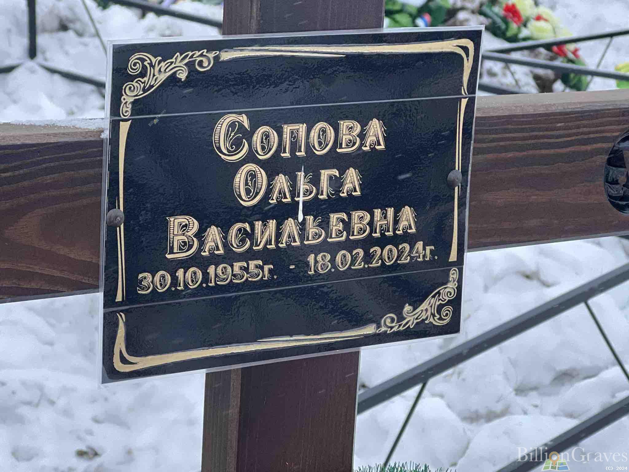 Сопова Ольга Васильевна