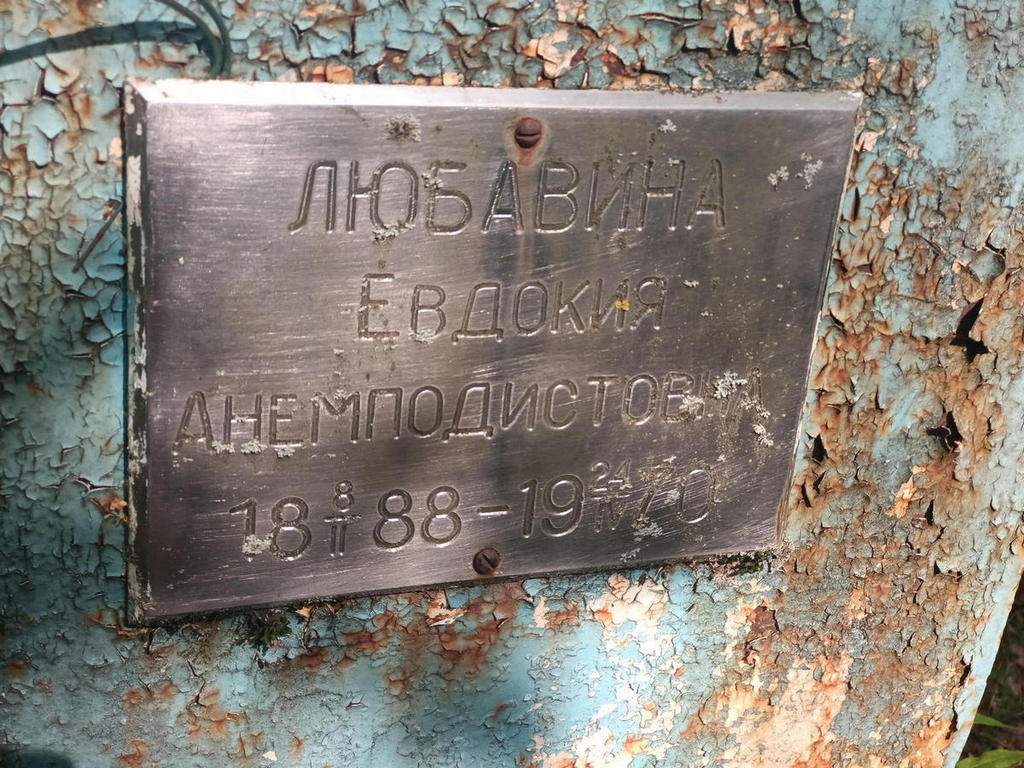 Любавина Евдокия Анемподистовна