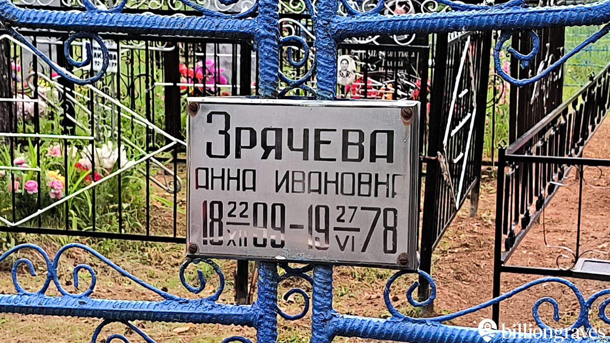 Зрячева Анна Ивановна