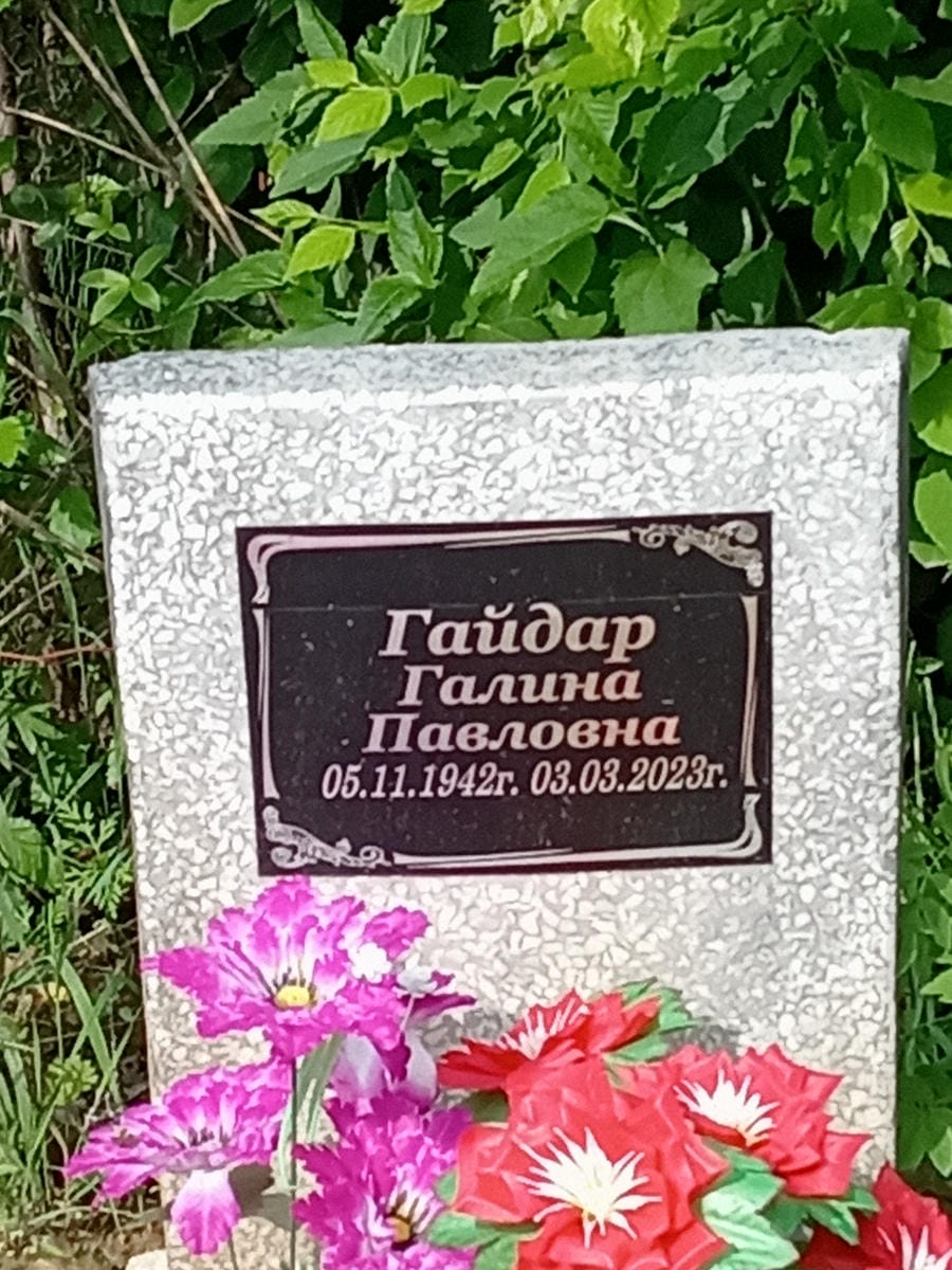 Гайдар Галина Павловна